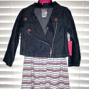 Vince Camuto Girls Jean Jacket Dress